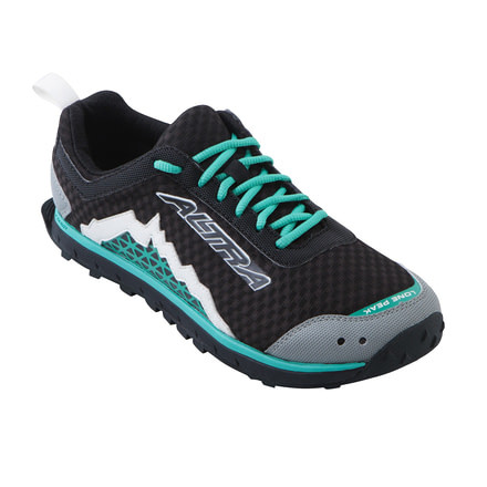Altra Arrows Lone Peak 1.5 Trail Running Shoe - Women's-6 US-Black/Pool Green
