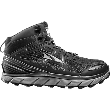 Altra Arrows Lone Peak 3.5 Mid Mesh Trail Running Shoe - Women's-Black-Medium-9