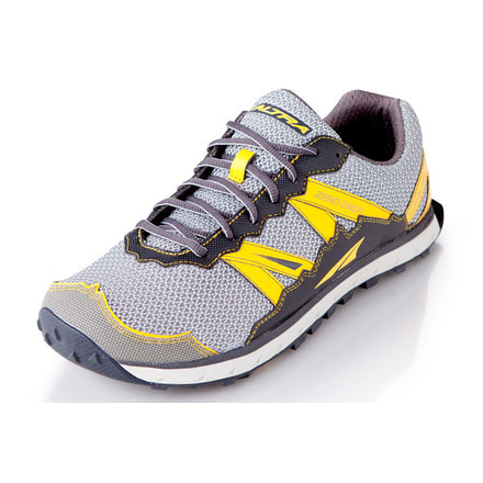 Altra Arrows Lone Peak Trail Running Shoe - Men's-9.5 US-Gray/Yellow