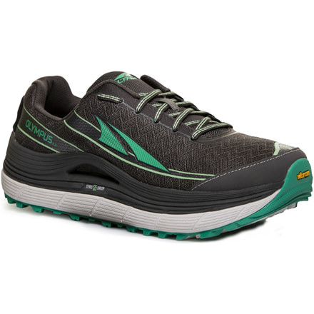 Olympus 2.0 Trail Running Shoe - Womens-Charcoal/Peacock-Medium-11