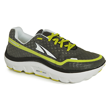 Altra Arrows Paradigm 1.5 Road Running Shoe - Mens-Charcoal/Lime-Medium-8 US