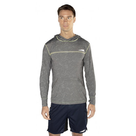 Altra Arrows Performance Hoody - Men's-Grey-Large