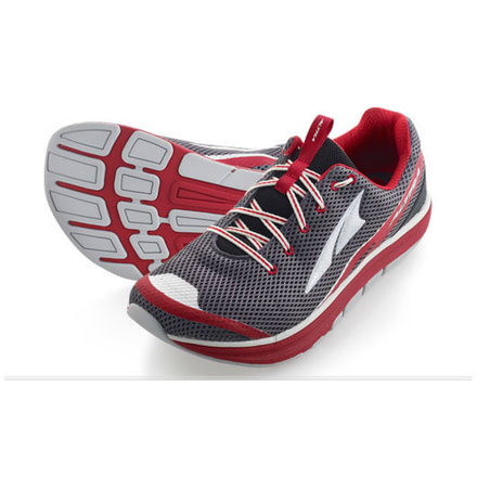 Altra Arrows Torin 1.5 Road Running Shoe - Men's-Gray/Red-Medium-8 US