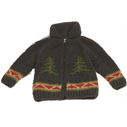 Ambler Fox Sweater - Kid's-S/M -Slate