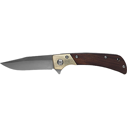 American Buffalo Knife Abkt Buffalo Scout 3 1/4'' Bld D2 Ball Bearting Folder