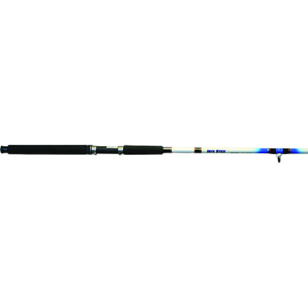 American Spirit Ong Classic Cast Rod, 2 Piece, Heavy 20lb - 40lb, 10 Guides + Tip, White/Blue, 11, ONG-1111AB