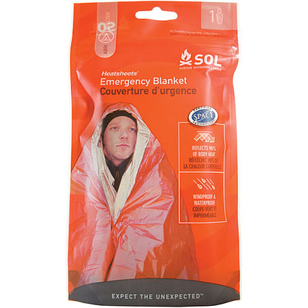 Amk Sol Emergency Blanket 2.9 Oz, 60''x84'' Made In Usa