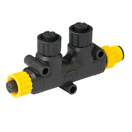 Ancor 2000 Two Way Tee Connector NMEA 68255