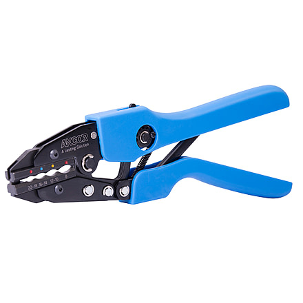 Ancor Crimp Ratchet Tool f/22-8 AWG Heatshrink, Vinyl &amp; Nylon Insulated Terminals &amp; Connectors Single 53529