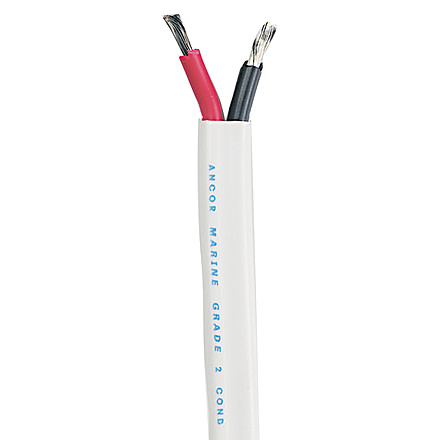 Ancor Standard Duplex Cable - Flat 18/2 AWG - 2 x 0.8mm² Red/Black - 100' 60477