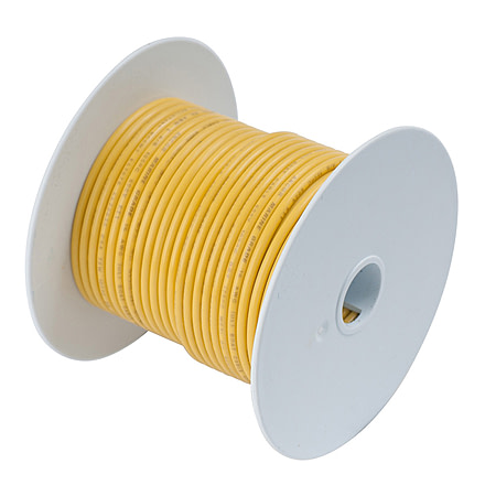 Ancor Yellow 4 AWG Tinned Copper Battery Cable - 50' 61696