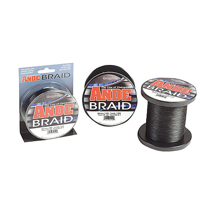 Ande Line Braid Graphite 50lb 300 Meter, BG-3-50