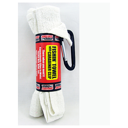 Angler's Choice Deluxe Towel with Grommet & Carabiner