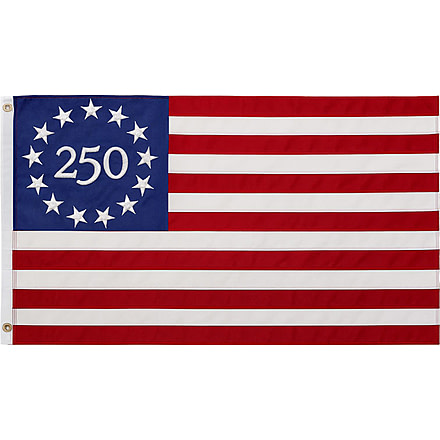 Annin Flags America250 Betsy Ross Edition Flag, Red/White/Blue, 3ft-5ft, 172852