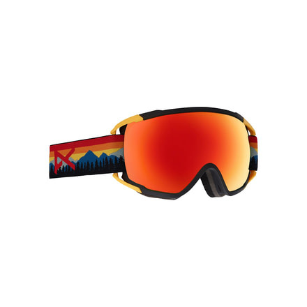 Anon Circuit Goggle - Mens, Frame- Range Orange, Lens- Sonar Red, 185471-810
