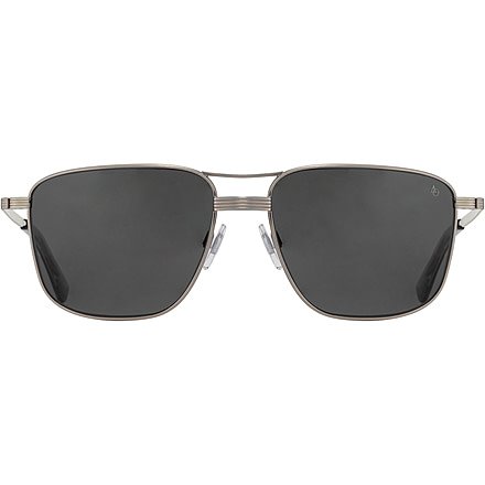 AO Airman Sunglasses - Mens, Pewter, True Color Gray AOLite Nylon Lenses, Pewter / True Color Gray Lens, 56-15-145, AIR256STSMGYN