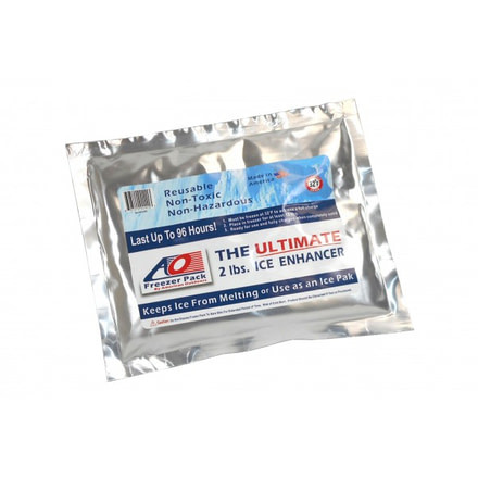 AO Coolers Ice Cooler Pack, 2.5 lb, Silver, Small, AOICE2.5