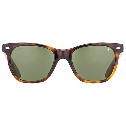 USED AO Saratoga Sunglasses, Tortoise, Calobar Green AOLite Nylon Lenses, Polarized, 52-19-145 B42, SAR152ST--GNN-P, EDEMO1