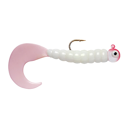 Apex Tackle Rigged Grubs 1/4oz Pink/White 5pk, J514-PNWT