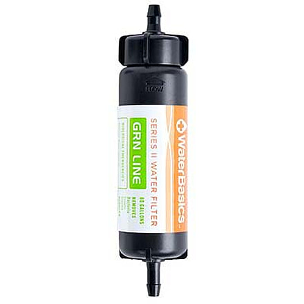 Aquamira WaterBasics Series II Emergency Filter - GRN Line, Black, 67254