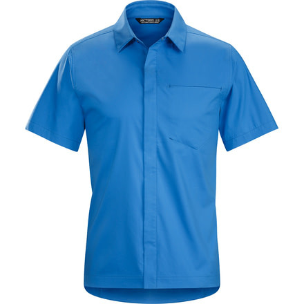 Arc'teryx A2B Short Sleeve Shirt - Men's-Deja Blue-Medium
