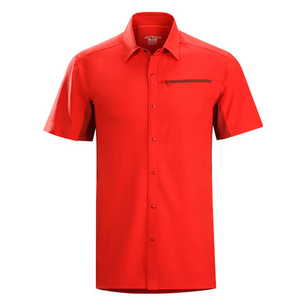 Arc'teryx Adventus Comp Short Sleeve Shirt - Men's-Diablo Red-Medium