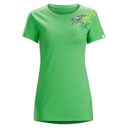 Arc'teryx Bird Trio Short Sleeve T-Shirt - Women's -Green Orchid-Medium