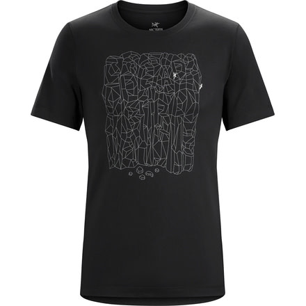 Arc'teryx Block Short Sleeve T-Shirt - Men's-Black-Small