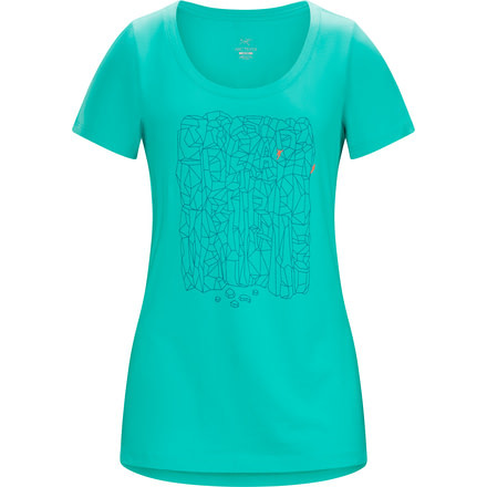 Arc'teryx Block Short Sleeve T-Shirt - Women's-Halcyon-X-Small