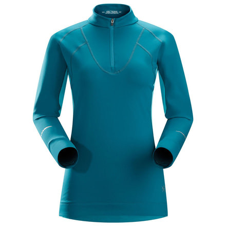 Arc'teryx Cyclic Zip Neck Top - Women's-Calypso-Medium