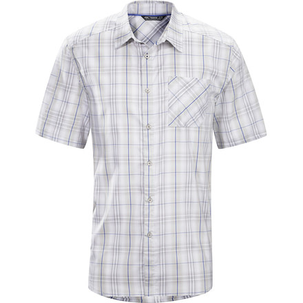 Arc'teryx Pathline Short Sleeve Shirt - Men's-Pewter-Small