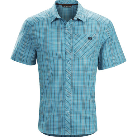 Arc'teryx Peakline SS Shirt - Men's-Blue Tetra-Small