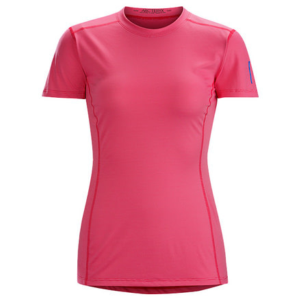 Arc'teryx Phase SL Crew Short Sleeve Baselayer - Women's -Pink Lotus-Medium