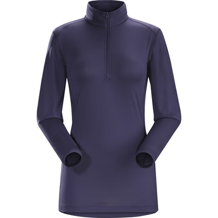 Arc'teryx Phase SL Zip Neck LongSleeve Baselayer - Women's -Marianas-Large