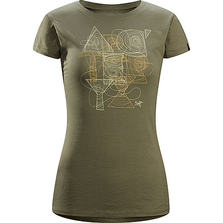 Arc'teryx Topo Word Short Sleeve T-Shirt - Women's-Cargo Green-X-Small
