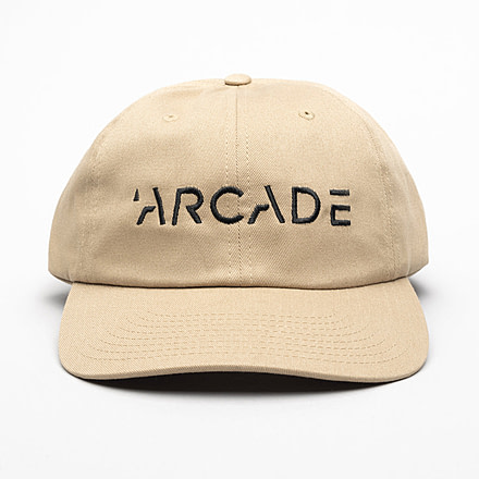 Arcade Belts Arcade Dad Hat, Sand, One Size, dad-hat-arcade-sandy