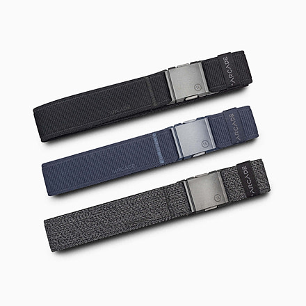 Arcade Belts Atlas Long Belt Kit, Standard/Long, 1.5in Width, Black/Navy, 38-48 inch, atlas-long-w-belt-kit