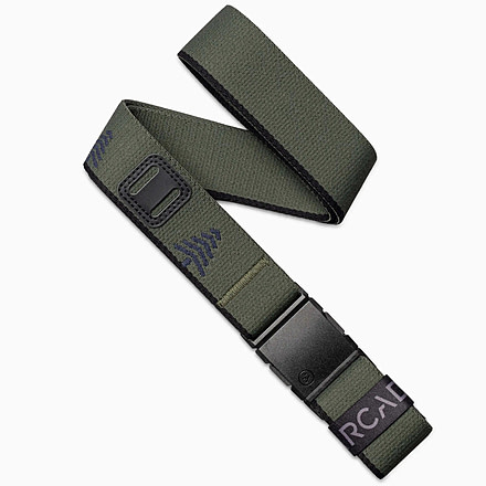 Arcade Belts Blackwood Belt, Standard/Standard, 1.5in Width, Ivy Green Black, 30-40 inch, blackwood-stretch-belt