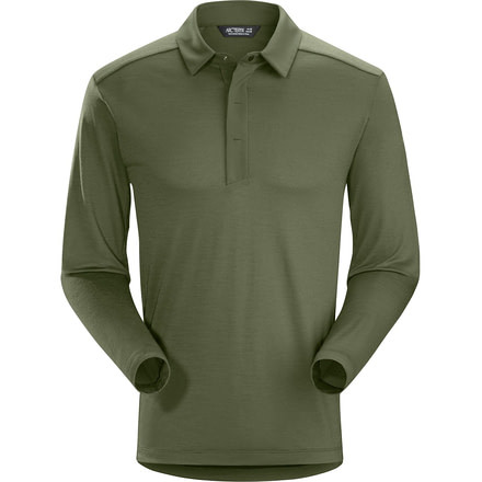Arcteryx A2B Long Sleeve Polo - Mens, Wildwood, Extra Large, 398896