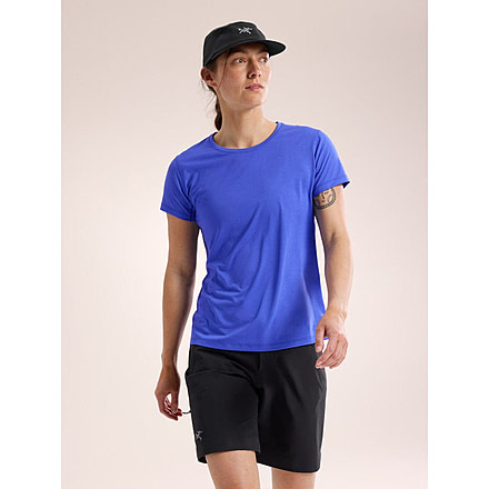 Arcteryx Arcteryx Womens Taema Short Sleeve Crew, X000007309-Electra Heather-M