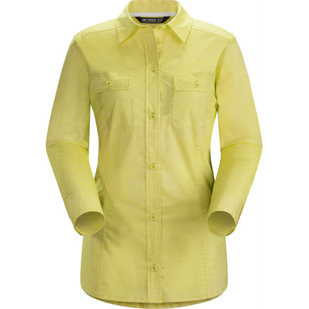 Ballard Long Sleeve Shirt - Womens -Fennel-Small
