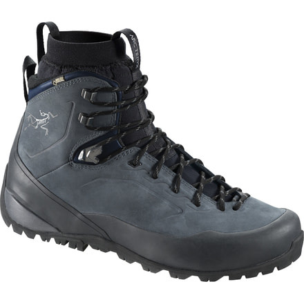 Bora2 Leather Mid GTX Hiking Boot - Mens-Denim/Big Surf-Medium-8