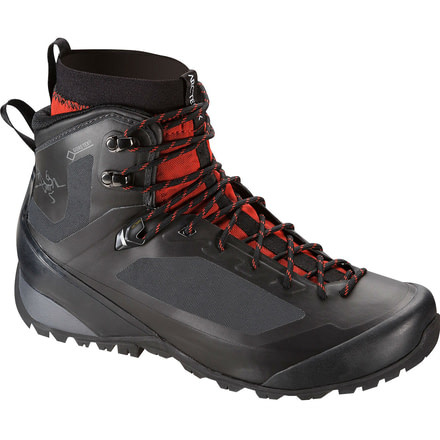 Arc'teryx Bora2 Mid GTX Hiking Boot - Men's, Black/Cajun, Medium, 8.5 US, 213746