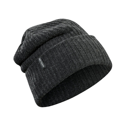 Arcteryx Chunky Knit Hat, Black Heather, One Size, 352939