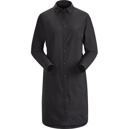 Arc'teryx Contenta Shirt with Long Sleeve - Women's, Black, Extra Small, 373122