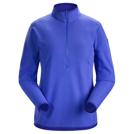 Arcteryx Delta LT Zip Neck Pullover - Womens, Iolite, Small, 374407