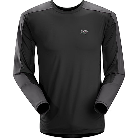 Arc'teryx Ether Comp Crew Long Sleeve - Men's-Black-Large