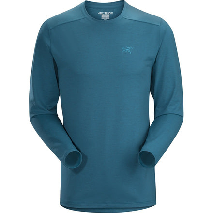 Arcteryx Kadem Crew Shirt with Long Sleeve - Mens, Iliad, Medium, 375695