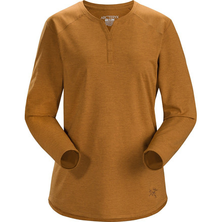 Arc'teryx Kadem Top with Long Sleeve - Women's, Pekoe, Large, 375542