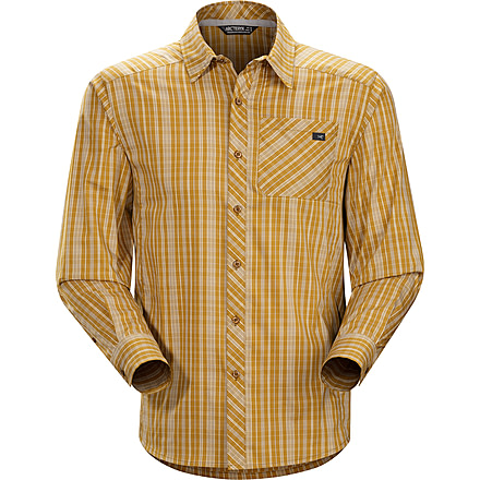 Arcteryx Peakline LS Shirt - Mens-Harvest-Small